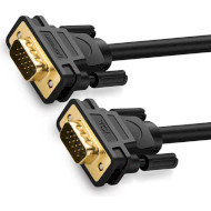 Кабель UGREEN VG101 1080P Male to Male Cable VGA 1.5м Black (11630)