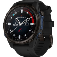 Смарт-часы для дайверов GARMIN Descent Mk3i 43mm Carbon Gray DLC Titanium with Black Silicone Band (010-02753-11)