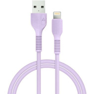 Кабель ACCLAB USB 2.0 AM to Lightning 2.4A 1.2м Purple (1283126518218)