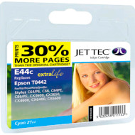 Картридж JET TEC E44C для Epson Stylus C64/C84 Cyan