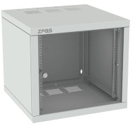 Настенный шкаф 19" ZPAS Z-Box 19" 600x600 15U (стекло) (15U, 600x600мм, RAL7035)