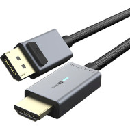 Кабель CABLETIME 4K 30Hz DisplayPort - HDMI 1м Black (CA914609)