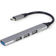 USB-хаб GEMBIRD USB-C to 1xUSB3.1, 3xUSB2.0 (UHB-CM-U3P1U2P3-03)