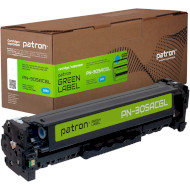 Тонер-картридж PATRON Green Label совместимый с HP 305A Cyan (PN-305ACGL)