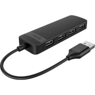 USB-хаб ORICO 4-in-1 USB-A to 4xUSB-A2.0 Black