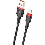 Кабель WUW X203 USB-A to Micro-USB 2.4A 1м Black