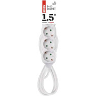 Удлинитель EMOS P0521 White, 5 розеток, 1.5м