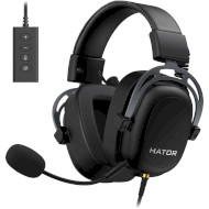 Наушники геймерские HATOR Hypergang 2 USB 7.1 Signature Edition Titanium (HTA-945)