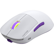 Мышь игровая HATOR Quasar 2 Ultra 4K Wireless White/Lilac (HTM571WL)