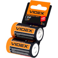 Батарейка VIDEX Super Heavy Duty C 2шт/уп (R14P/C 2PCS SC)