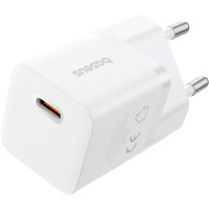 Зарядное устройство BASEUS GaN5 Fast Charger Mini 1C 25W Moon White (P10110909213-00)