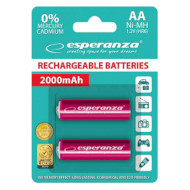 Аккумулятор ESPERANZA Red AA 2000mAh 2шт/уп (EZA103R)