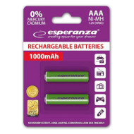 Аккумулятор ESPERANZA Green AAA 1000mAh 2шт/уп (EZA101G)