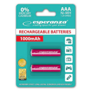 Аккумулятор ESPERANZA Red AAA 1000mAh 2шт/уп (EZA101R)