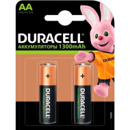 Аккумулятор DURACELL Rechargeable AA 1300mAh 2шт/уп (736720)