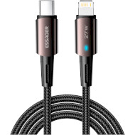 Кабель ESSAGER PD27W Fast Charge Data Cable Type-C to Lightning 1м Brown (EXCTL-CG12)