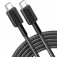 Кабель ANKER Powerline 322 USB-С to USB-C 1.8м Black (A81F6G11)