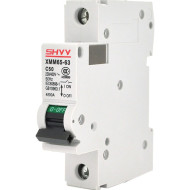Выключатель автоматический SHYY XMM65-63 1p, 50А, C, 4.5кА
