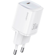 Зарядное устройство USAMS CC251 30W GaN USB-C Fast Charging White (CC251TC02)