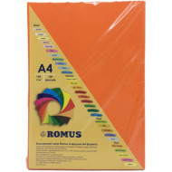 Офисная цветная бумага ROMUS Orange A4 160г/м² 100л