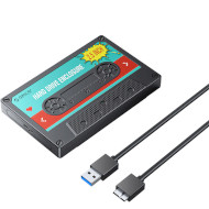 Карман внешний ORICO Tape Style 2.5" SATA to USB 3.0 Black (2580U3-V1-BK)