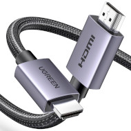 Кабель UGREEN HD153 4K Male to Male Cable HDMI v2.0 1м Gray (25297)