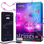 Smart LED гирлянда TWINKLY Candies Heart-Shaped RGB 200 Gen II IP20 Green Wire (TWKH200RGB-G)