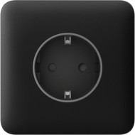 Передняя панель для встроенной розетки AJAX SoloCover for Outlet Basic [type F] Black