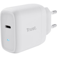 Зарядное устройство TRUST Maxo 45W 1xUSB-C Charger White w/Type-C to Type-C cable (25138)