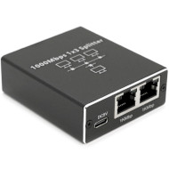 Разветвитель порта локальной сети VOLTRONIC RJ-45 Splitter 1 to 3 Black