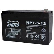 Аккумуляторная батарея ENOT NP7.5-12 (12В, 7.5Ач)