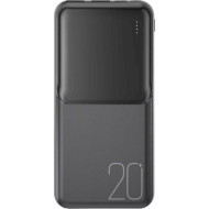 Повербанк XO PR252 2xUSB-A 20000mAh Black