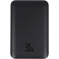 Повербанк MagSafe BASEUS Magnetic Mini Wireless Fast Charge Power Bank 30W 10000mAh Black (PPCX110201)