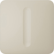 Кнопка для одноклавишного выключателя (диммера) AJAX SoloButton Dimmer 1-gang 2-way for LightSwitch Ivory