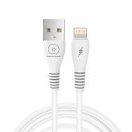 Кабель WUW X195 USB-A to Lightning 2,4А 1м White