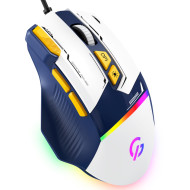 Мышь игровая GAMEPRO GM300 Blue/White