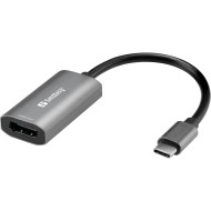 Адаптер SANDBERG 4K@30 Гц USB-C to HDMI Gray (136-36)