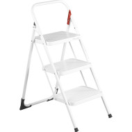 Стремянка-табурет ROLSER Taburete M11 UNE Blanco (MET004-1024)