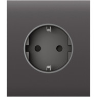 Центральная панель для встроенной розетки AJAX CenterCover for Outlet Basic [type F] Gray