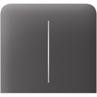 Кнопка для двухклавишного выключателя проходного типа AJAX SideButton 2-gang Vertical for LightSwitch Gray
