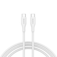 Кабель CANYON CC60SC10 Charge & Sync USB-C to USB-C 60W 1м White (CNS-CC60SC10W)