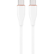 Кабель CABLEXPERT Premium Silicon Type-C to Type-C PD 60W 1.5м White (CC-USB2S-CMCM-1.5M-W)