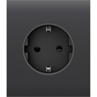 Центральная панель для встроенной розетки AJAX CenterCover for Outlet Basic [type F] Graphite