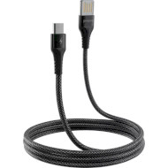 Кабель PROOVE Double Way Weft USB to Micro-USB 2.4A 1м Black