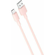 Кабель XO NB156 USB-A to Micro-USB 1м Pink