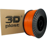 Пластик (филамент) для 3D принтера 3DPLAST PETG 1.75mm, 3кг, Orange