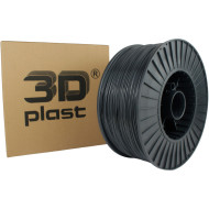 Пластик (филамент) для 3D принтера 3DPLAST PLA 1.75mm, 3кг, Graphite Gray