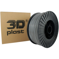 Пластик (филамент) для 3D принтера 3DPLAST PLA 1.75mm, 3кг, Gray