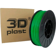 Пластик (филамент) для 3D принтера 3DPLAST PETG 1.75mm, 0.85кг, Green