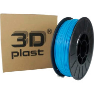 Пластик (филамент) для 3D принтера 3DPLAST PETG 1.75mm, 0.85кг, Light Blue